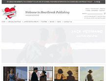 Tablet Screenshot of heartbreakpublishing.com